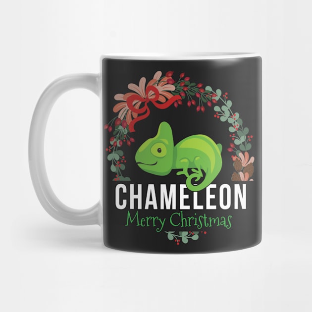 Merry Christmas Chameleon Chameleon Christmas Chameleon T-Shirt Sweater Hoodie Iphone Samsung Phone Case Coffee Mug Tablet Case Gift by giftideas